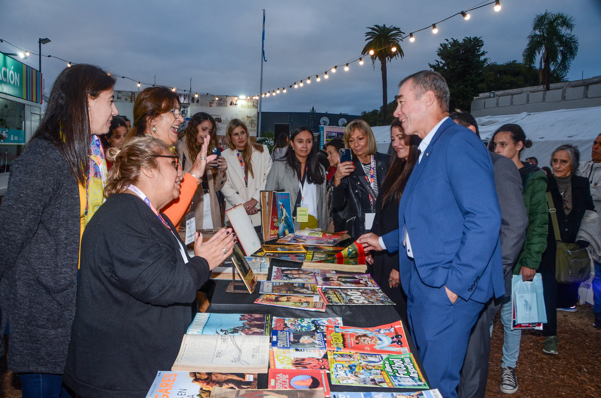 El señor vicegobernador presente en la Feria Internacional del Libro