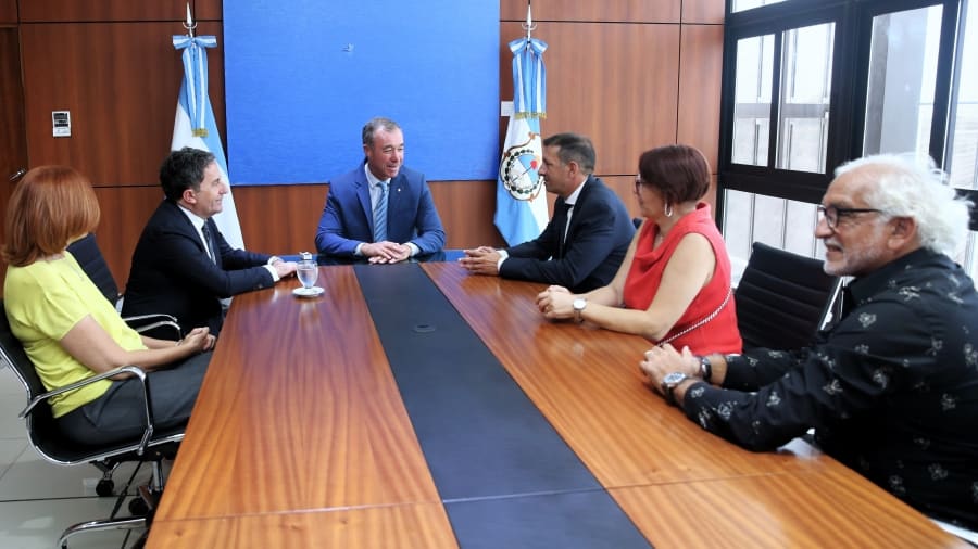 El señor vicegobernador recibió al Cónsul de Italia en Mendoza