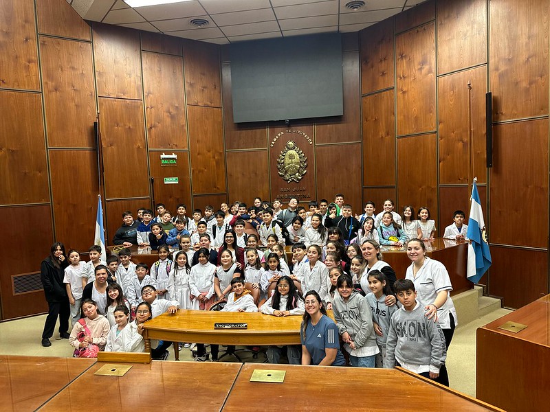 La escuela Carlos Pellegrini conoció el Poder Legislativo