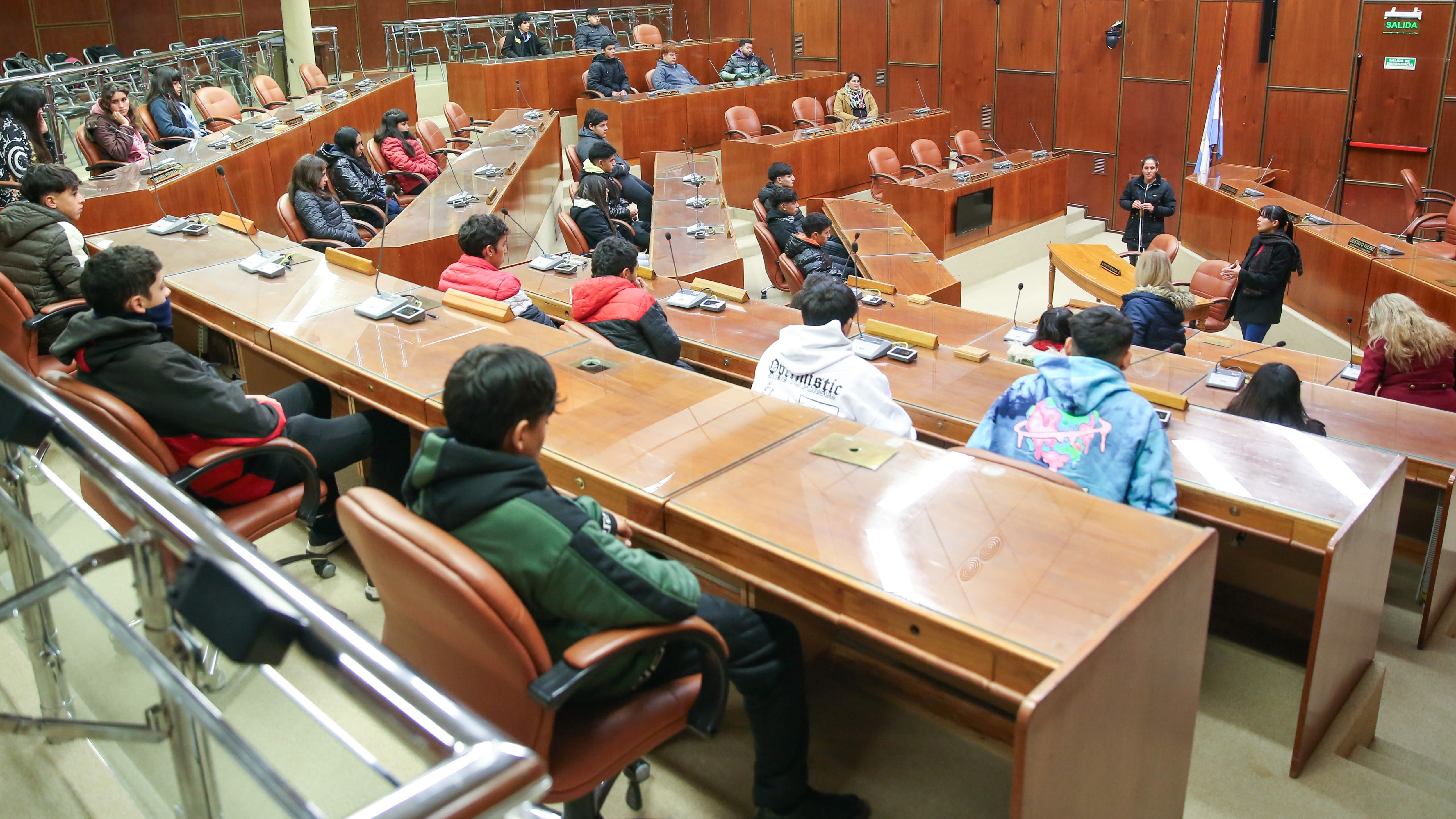 Alumnos sanjuaninos conocieron la Legislatura Provincial