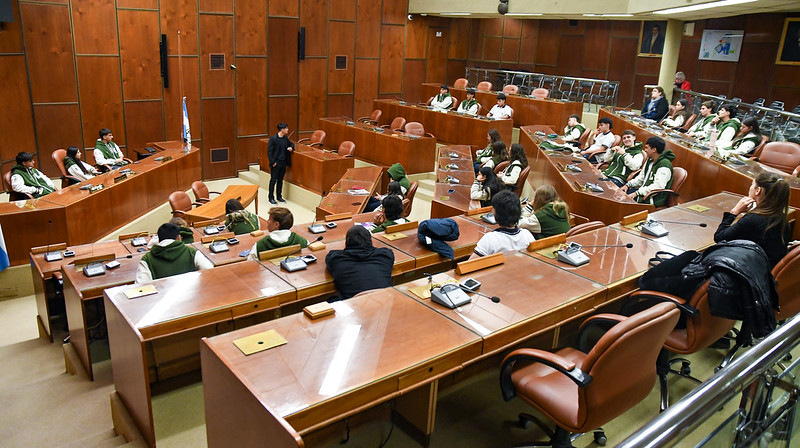 El colegio La Inmaculada visitó la Legislatura