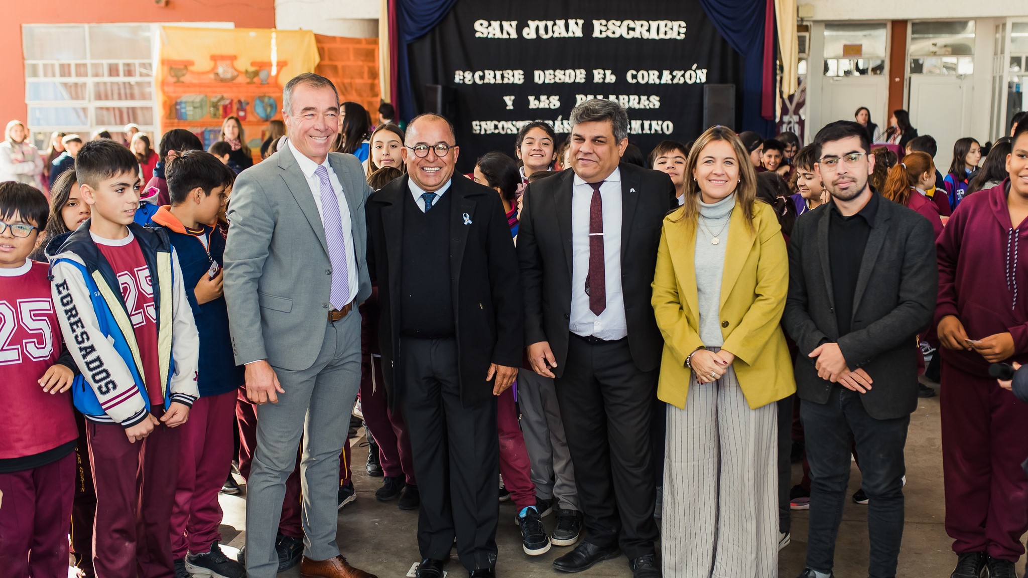 San Juan Escribe sumó a la comunidad educativa del Colegio San Agustín