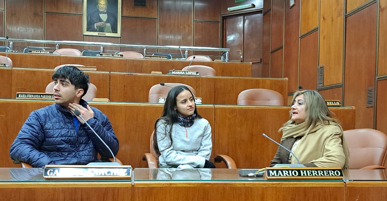 Turistas de Capital Federal visitaron la Legislatura