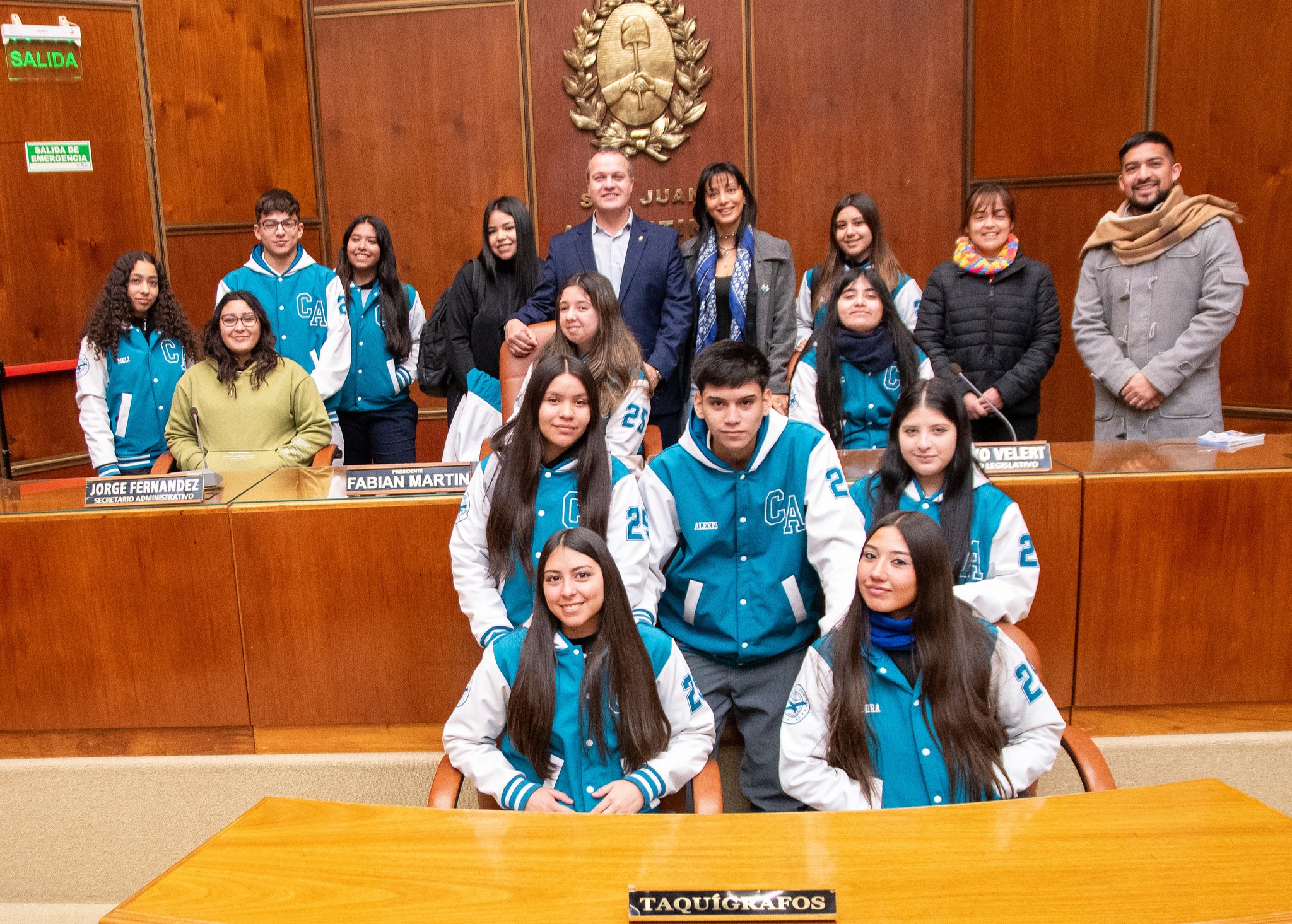 Estudiantes del colegio Andacollo conocieron la Legislatura.