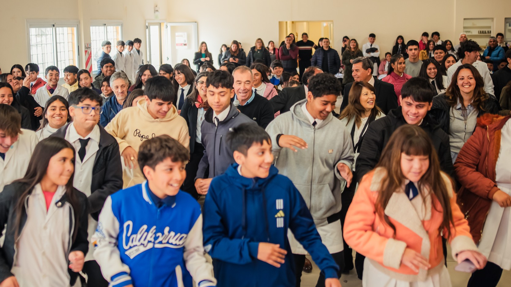San Juan Escribe presente en la Escuela Técnica Manuel Savio de Calingasta