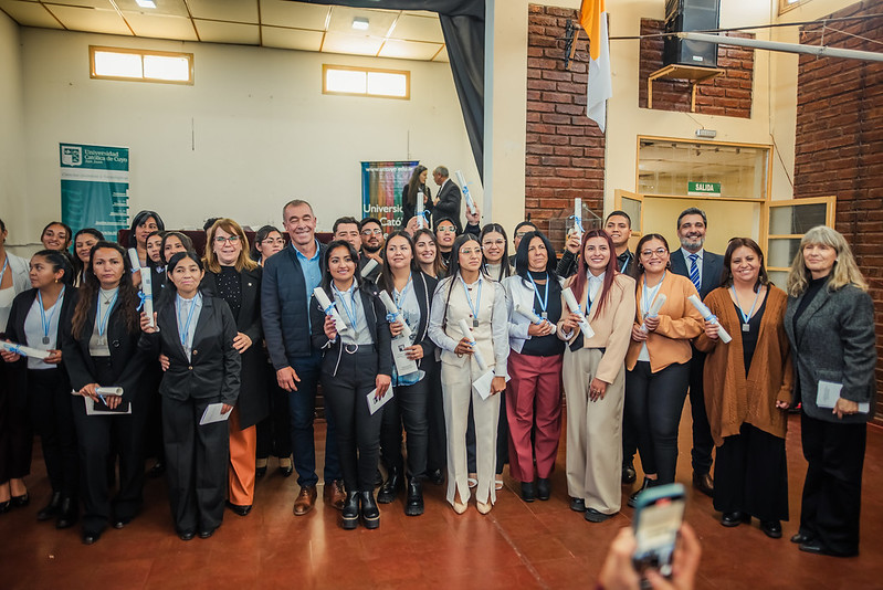 El vicegobernador participó del acto de graduación de la UCCuyo en Calingasta