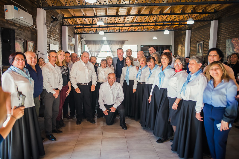 El vicegobernador celebró junto a los adultos mayores de Angaco
