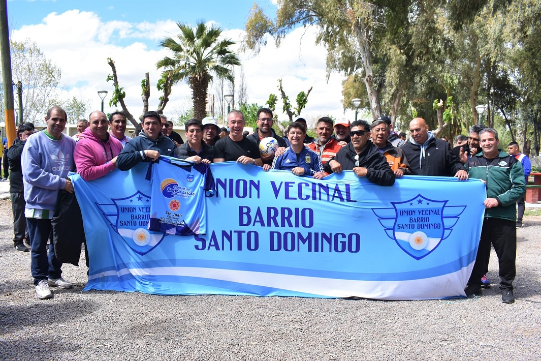 El vicegobernador acompañó la 6ª fecha del Fútbol Senior en Santa Lucía