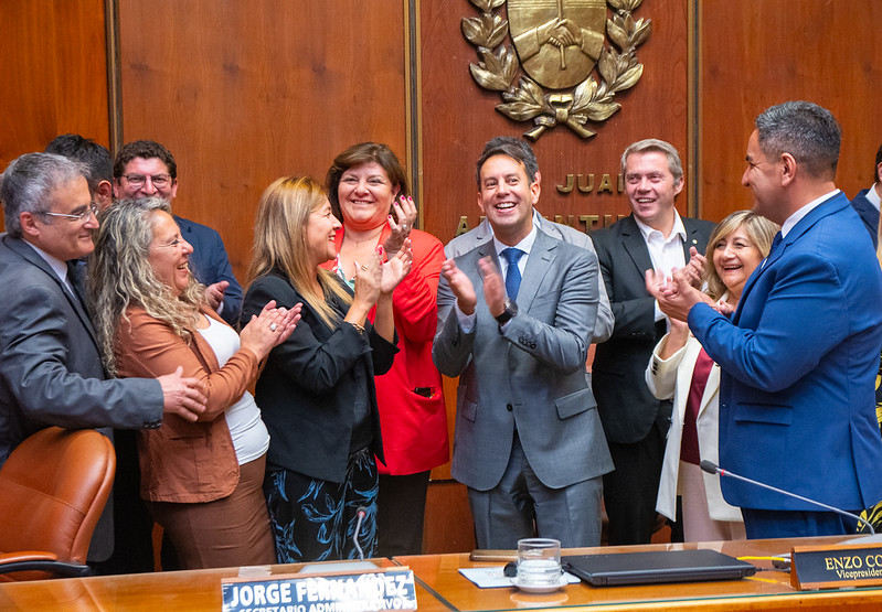  La Cámara aceptó la renuncia del diputado Jaime, quien tuvo una emotiva despedida