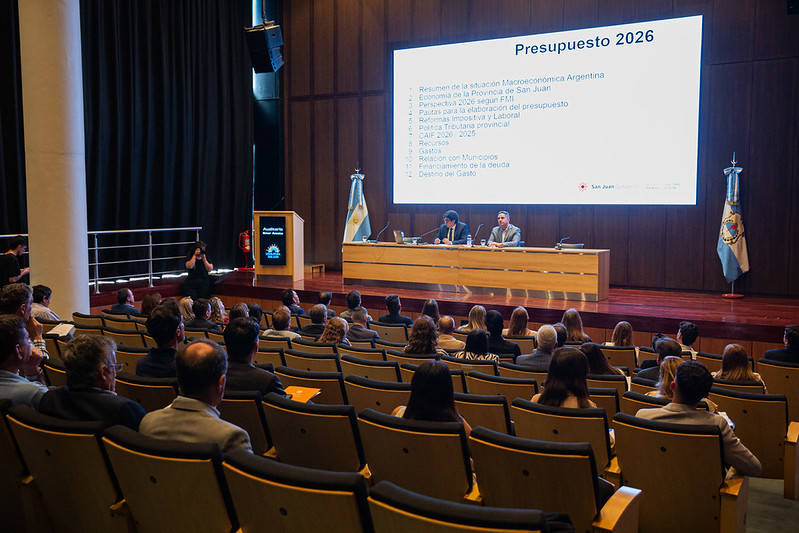 El ministro de Economía, Finanzas y Hacienda presentó el Presupuesto Provincial 2026