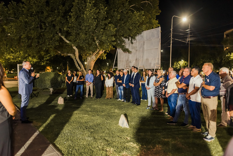 Fabián Martín acompañó en la celebración del aniversario del Partido Bloquista