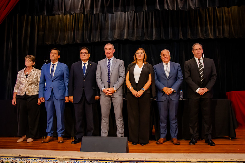 Acto de cambio de presidencia de la Corte de Justicia