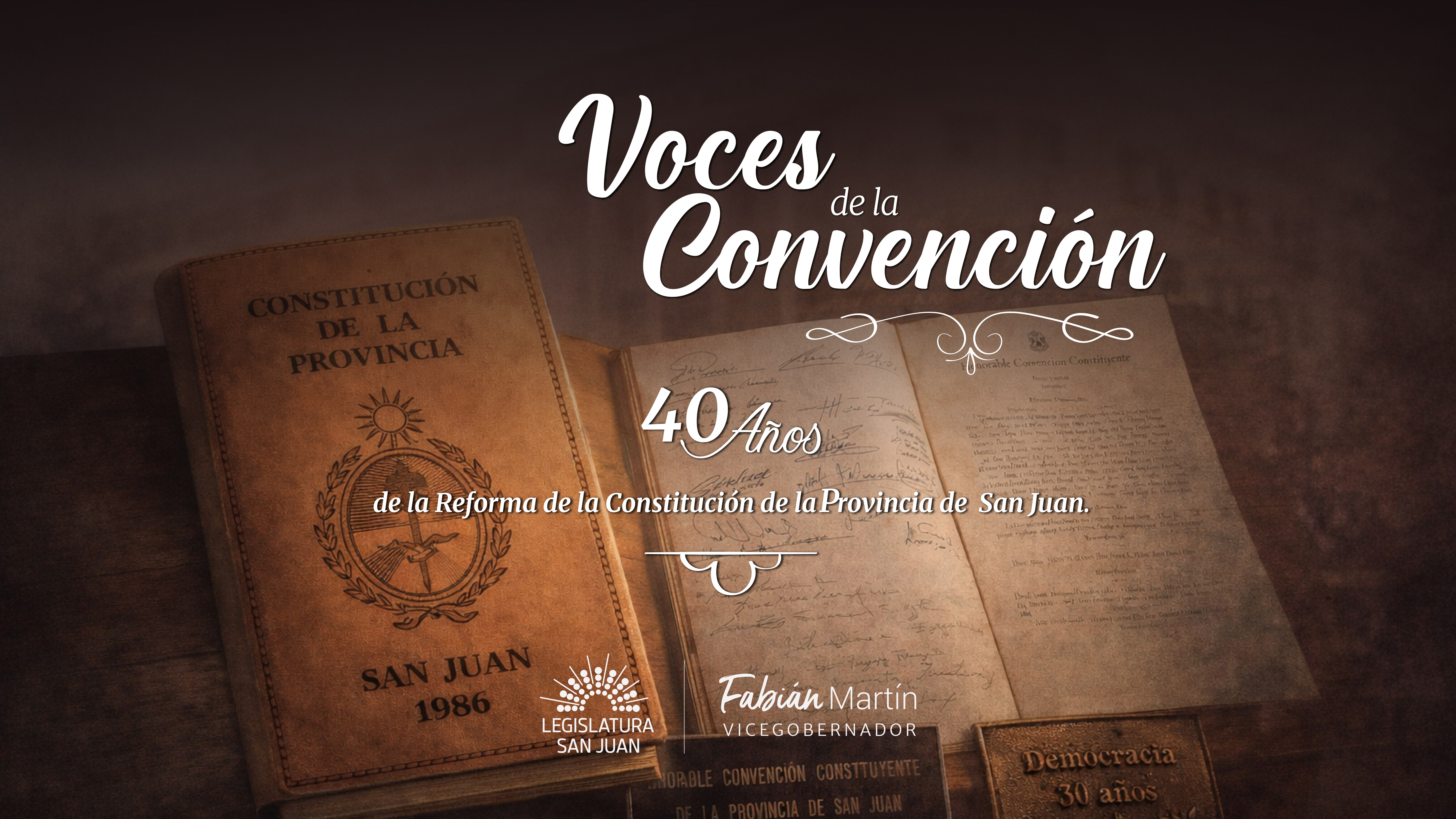 Conversatorio “Voces de la Convención”: a 40 años de la Reforma Constitucional de San Juan