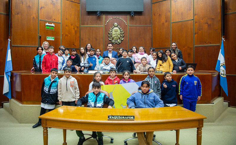 Una escuela de Angaco conoció la Casa de Todos