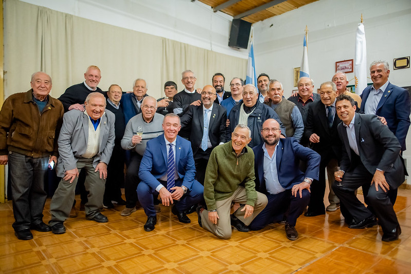 El vicegobernador participó del cambio de autoridades del Rotary Club Rivadavia