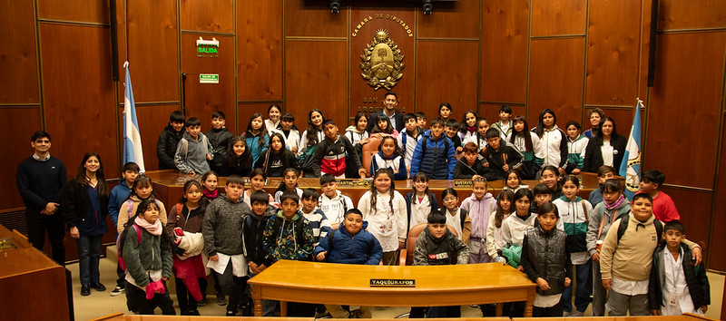 El colegio Saturnino Segurola visitó la Casa de las Leyes