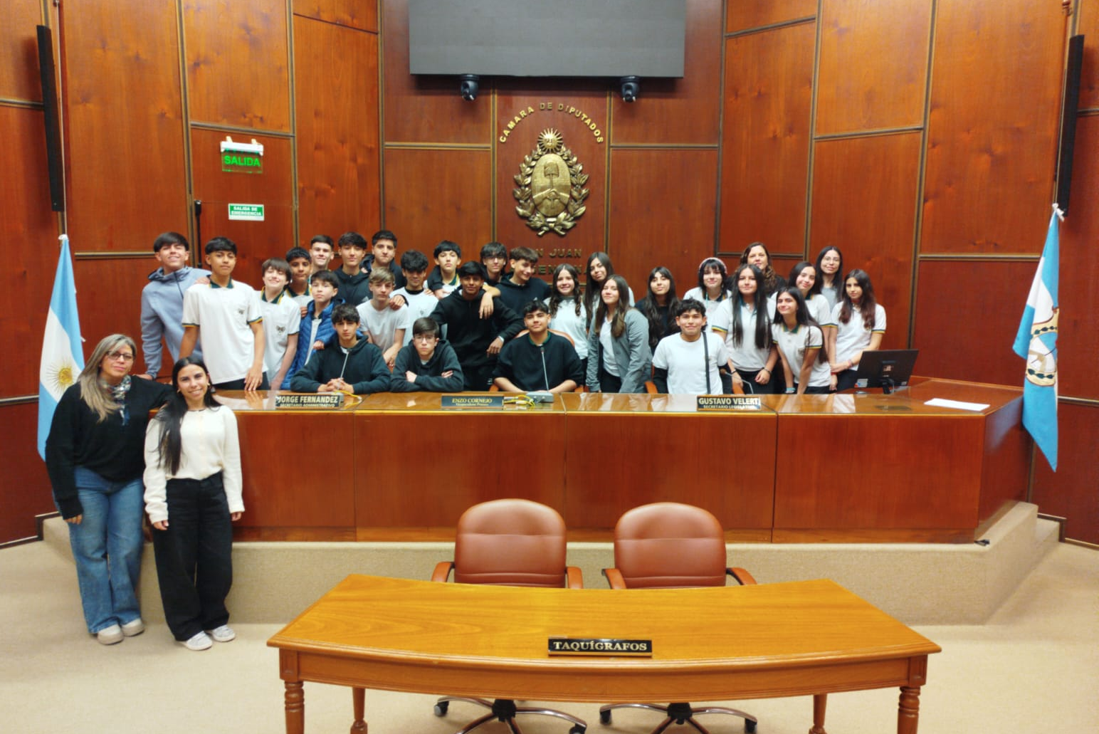 El colegio Bernardo Houssay presente en la Casa de Todos