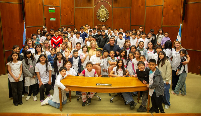 La Escuela Villicum de Albardón presente en la Casa de las Leyes