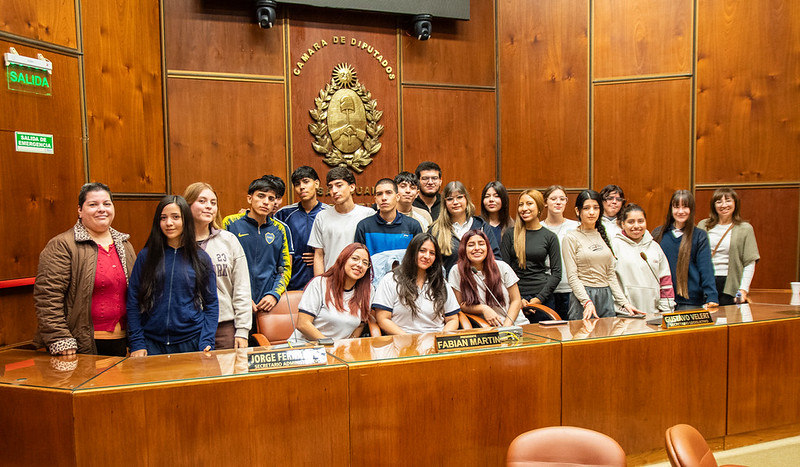 La Escuela Normal San Martín visitó la Legislatura