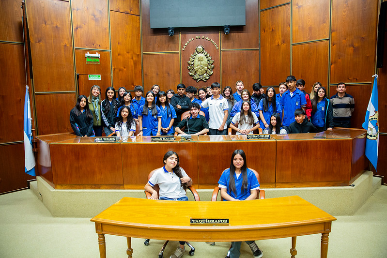 El colegio Nacional Pablo Cabrera visitó la Legislatura