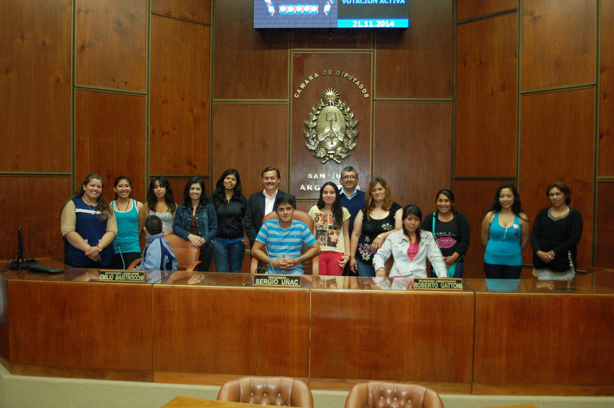 Alumnos de la Escuela de Capacitación Laboral Augusto Belín Sarmiento visitaron la Legislatura.