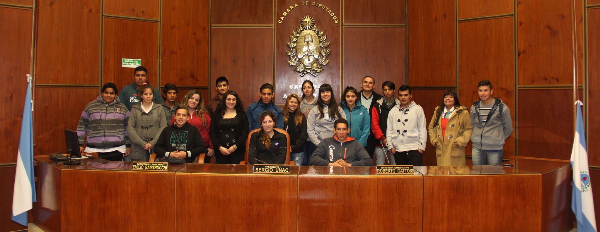 Integrantes del colegio "Alejandro María de Aguado" conoció la Legislatura. 