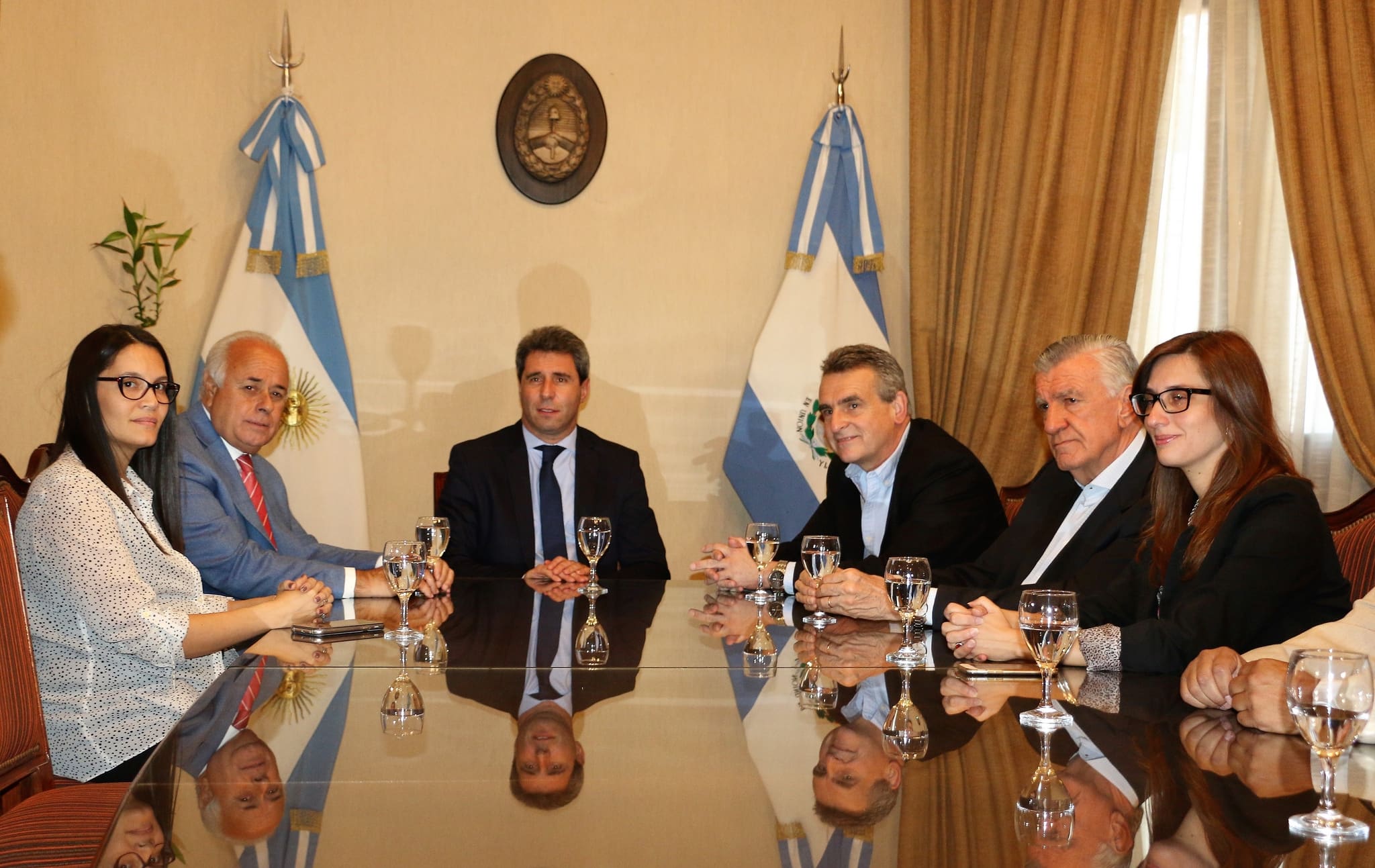 Presentación de saludos protocolares del diputado nacional Agustín Rossi.