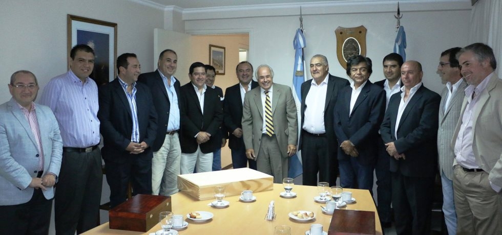 Visita del vicegobernador de Catamarca, Octavio Gutiérrez