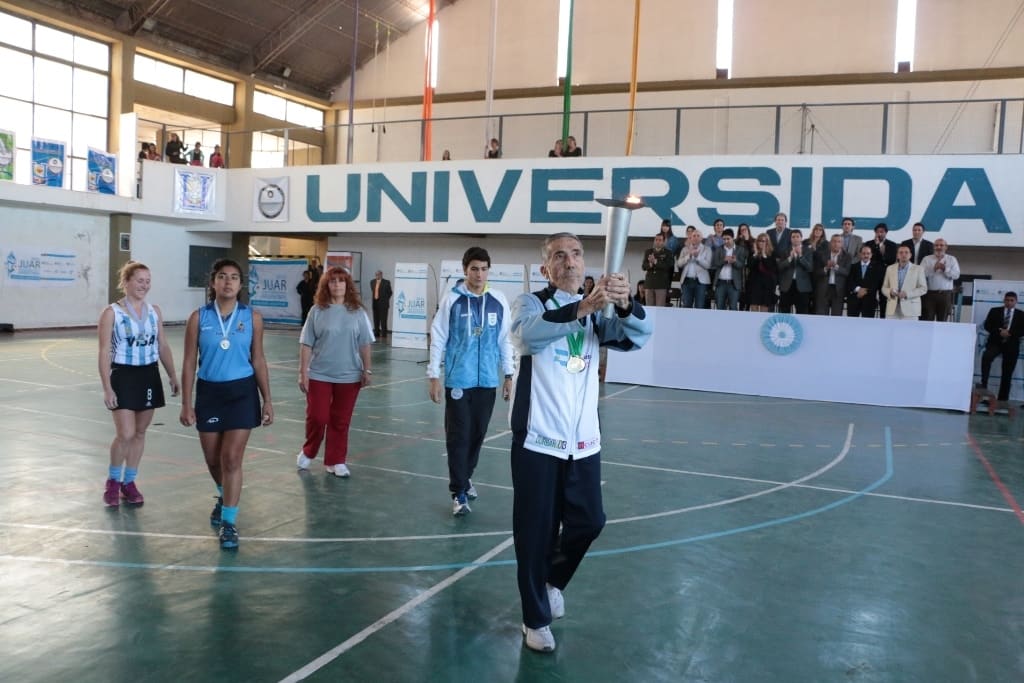 El vicegobernador Sergio Uñac asistió a la apertura de los Juegos Universitarios Argentinos celebrada en El Palomar.