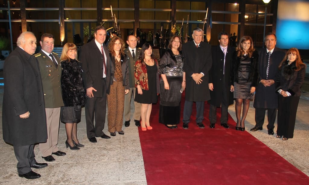 Autoridades provinciales presentes en la Noche de Gala celebrada en el auditorio Juan Victoria.