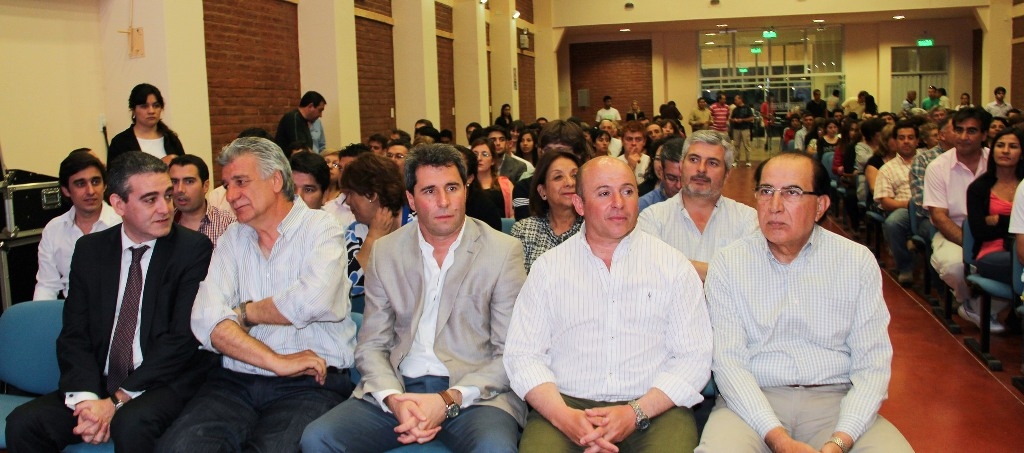El diputado nacional Eric Calcagno ofreció una disertación en el Centro de Convenciones "Libertadores de América", de Rawson.