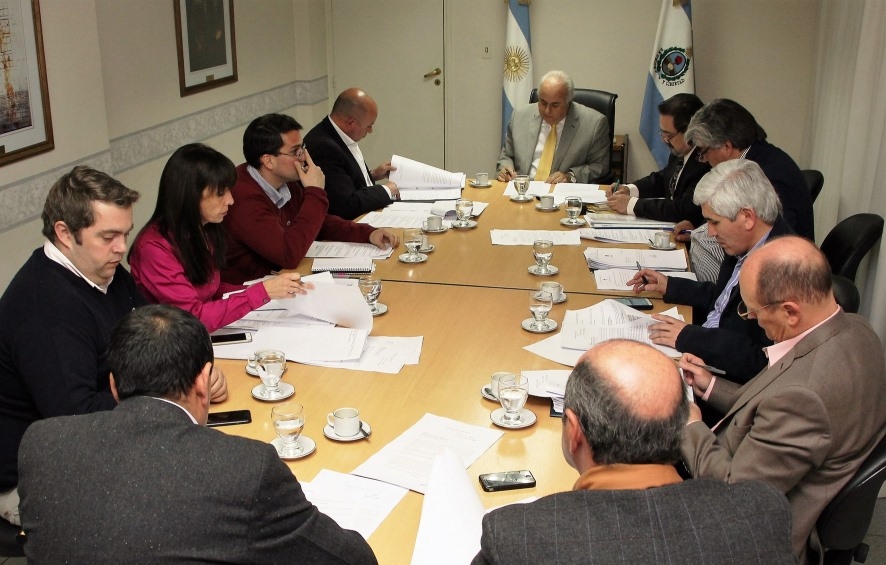 El vicegobernador Marcelo Lima encabezó la reunión de Labor Parlamentaria junto al secretario Legislativo Mario Herrero y los presidentes de bloques 