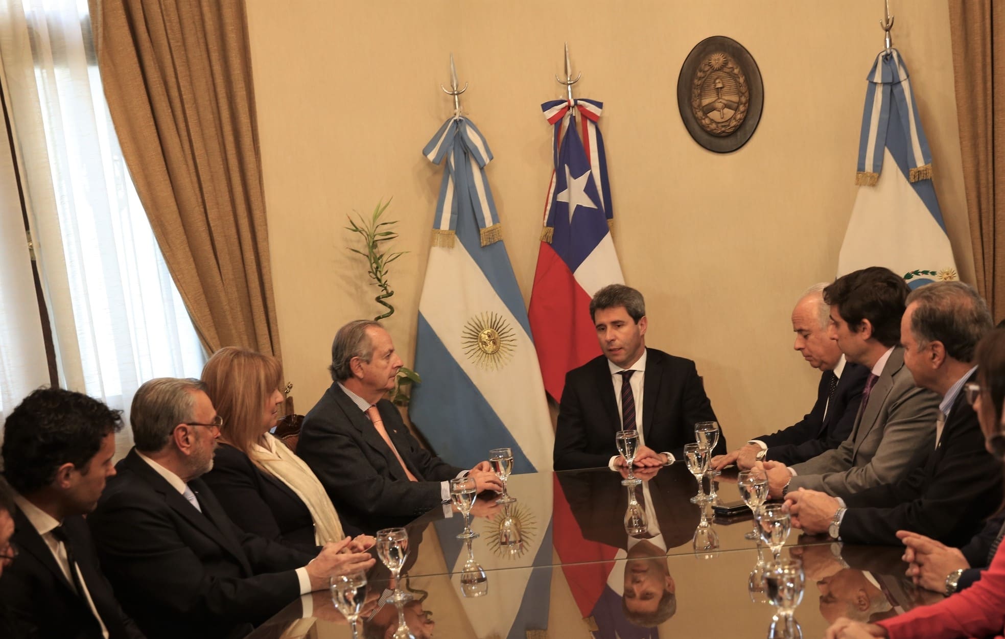 Saludos protocolares y reunión con el embajador Sergio Urrejola Monckeberg