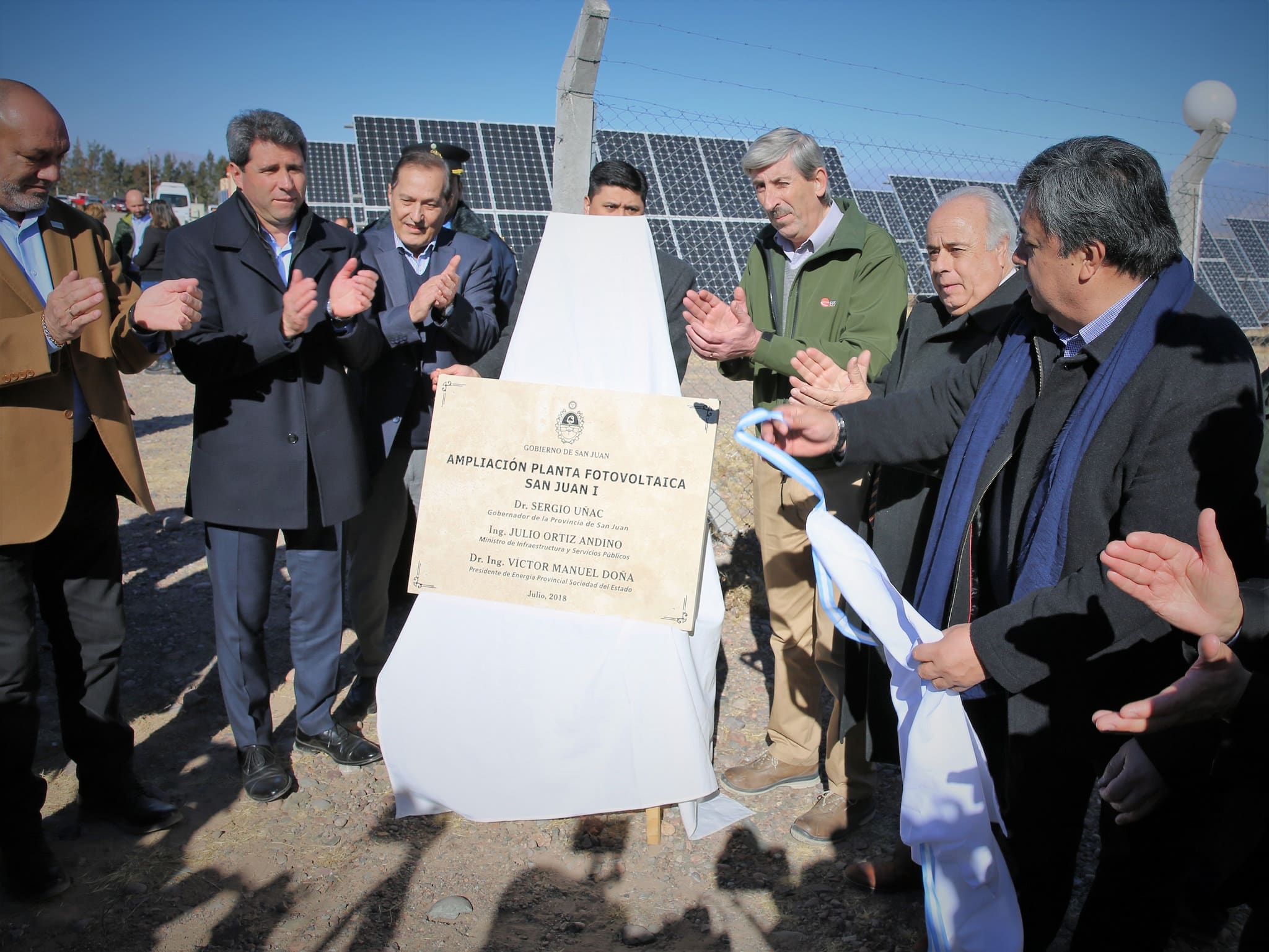 Inauguración de la ampliación de la Planta Fotovoltaica Piloto San Juan I