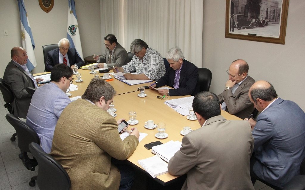 El vicegobernador Marcelo Lima encabezó la reunión de Labor Parlamentaria junto al secretario Legislativo, Mario Herrero y los presidentes de los bloques de diputados