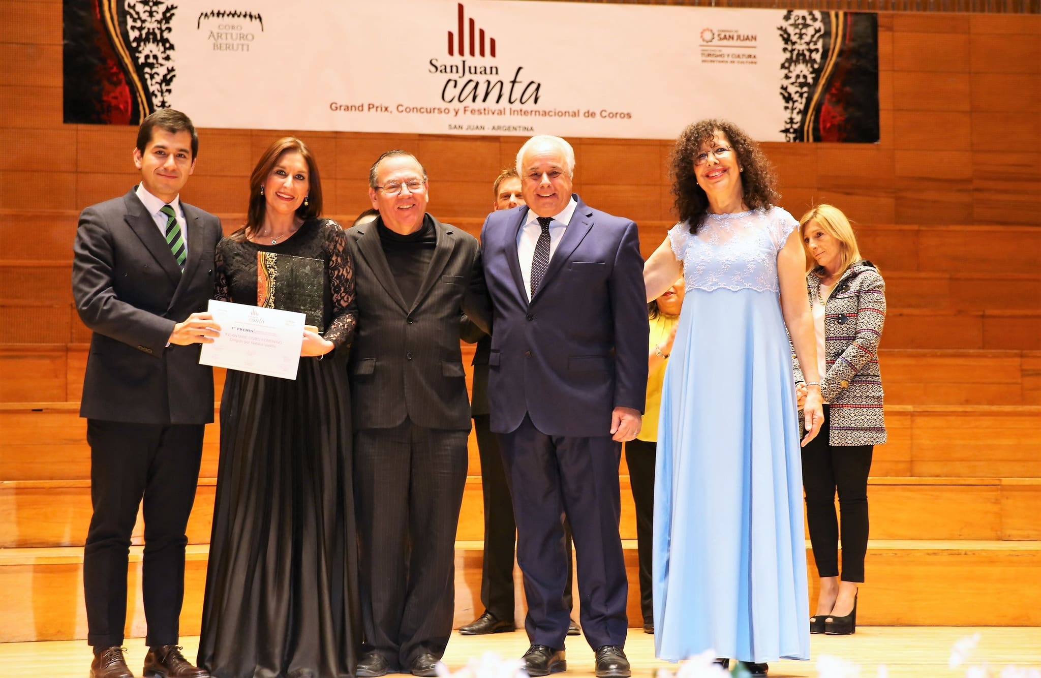 Entrega de premios del concurso internacional de coros, San Juan Canta 2018.