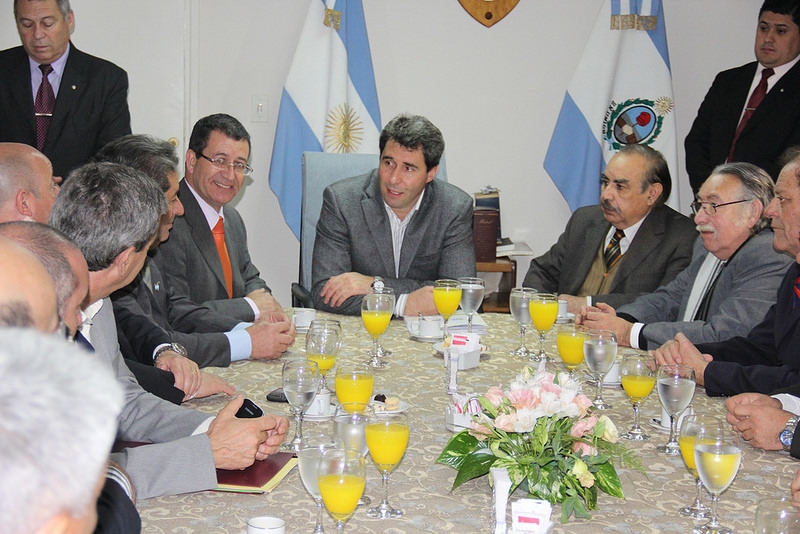 Delegación chilena de la IV Región de Coquimbo con el vicegobernador Sergio Uñac