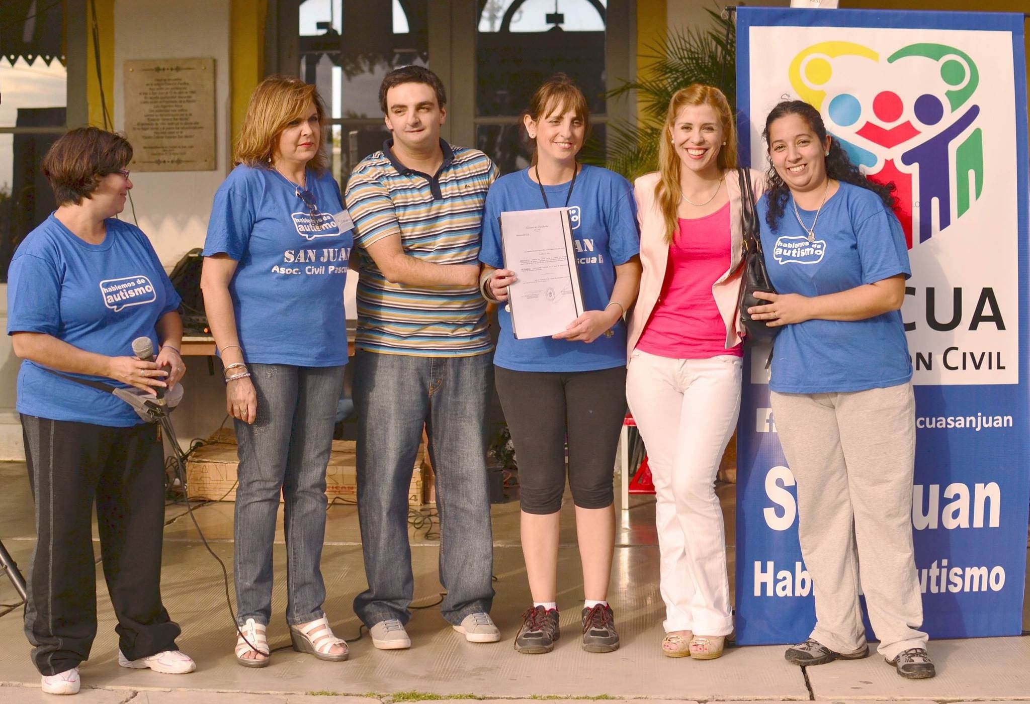 Los diputados Carla Muñoz y Gastón Díaz, participaron de la Jornada de Concientización sobre el Autismo.