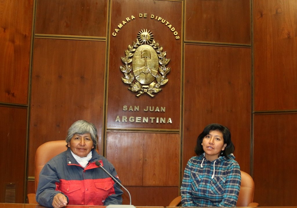 Ramona Rodríguez junto a su hija Elida Beatriz Romero visitaron las dependencias del edificio legislativo