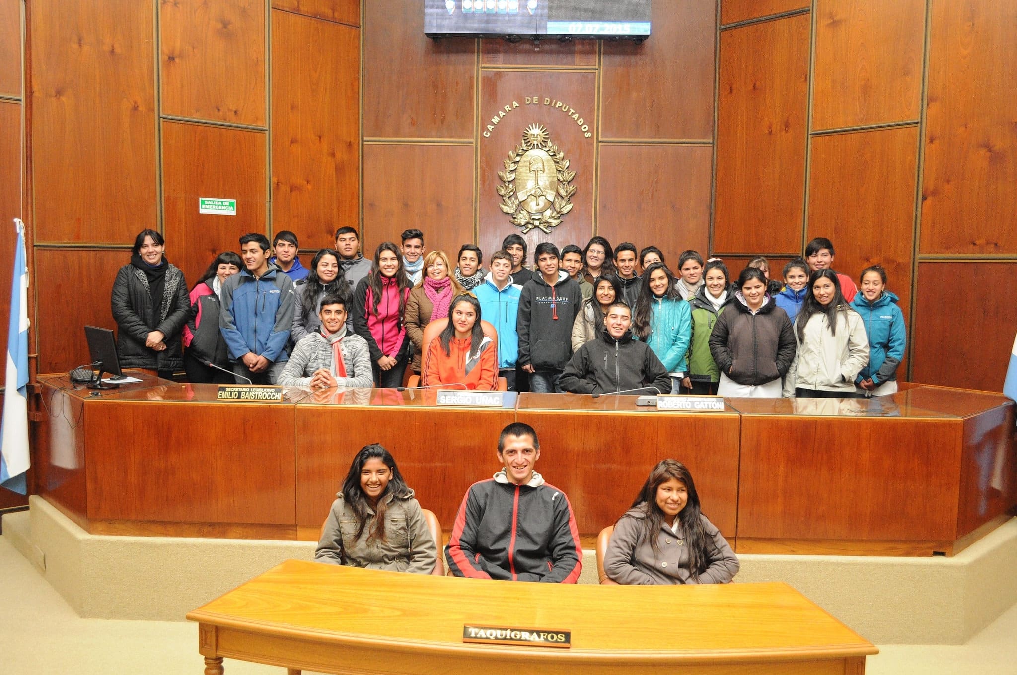 Integrantes de la escuela "María Alejandro Aguado" visitaron el Poder Legislativo. 