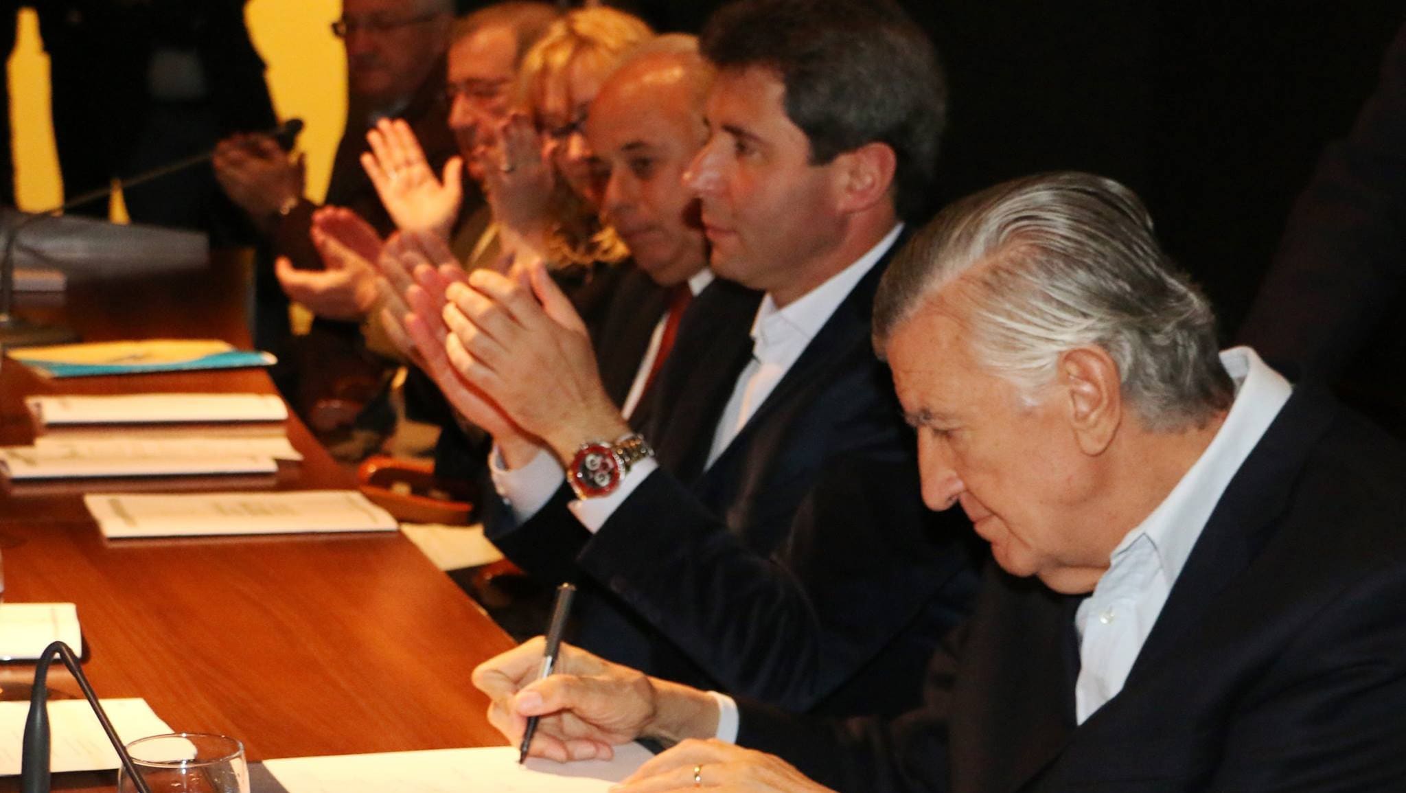 El vicegobernador Sergio Uñac participó de la firma del Pacto Social Ambiental. 