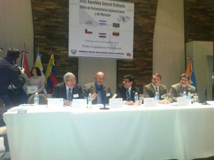Los legisladores Javier Ruiz Álvarez y Leopoldo Soler participaron de la XVII Asamblea General Ordinaria de la Unión de Parlamentarios Sudamericanos y del Mercosur realizada en Tierra del Fuego.