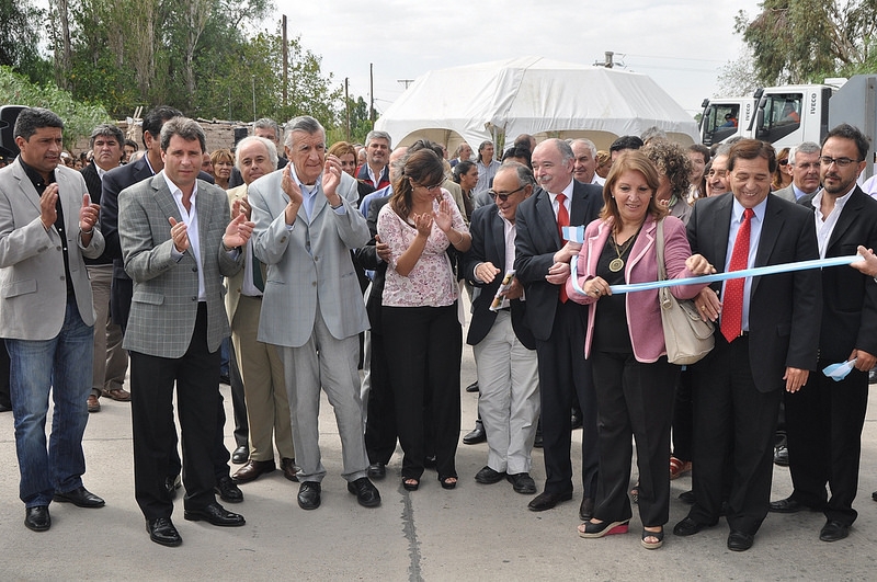 Inauguración camino de ingreso y entrega de camiones en Parque de Tecnologías Ambientales