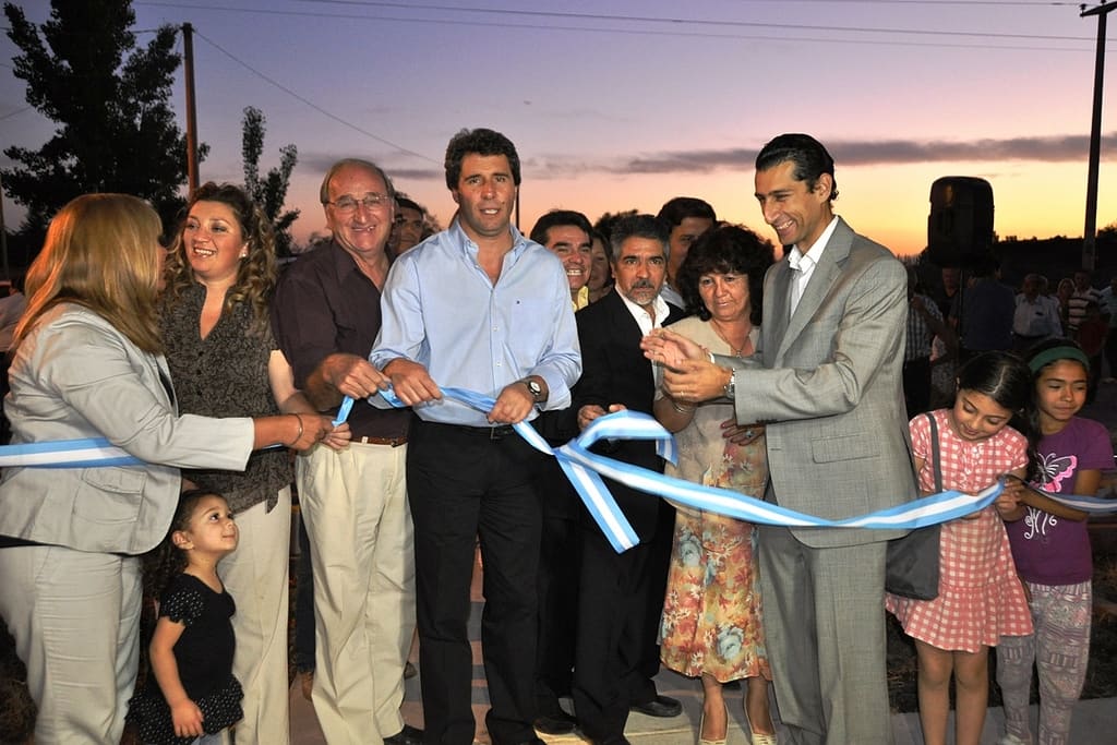 Inauguración de obras en San Martín