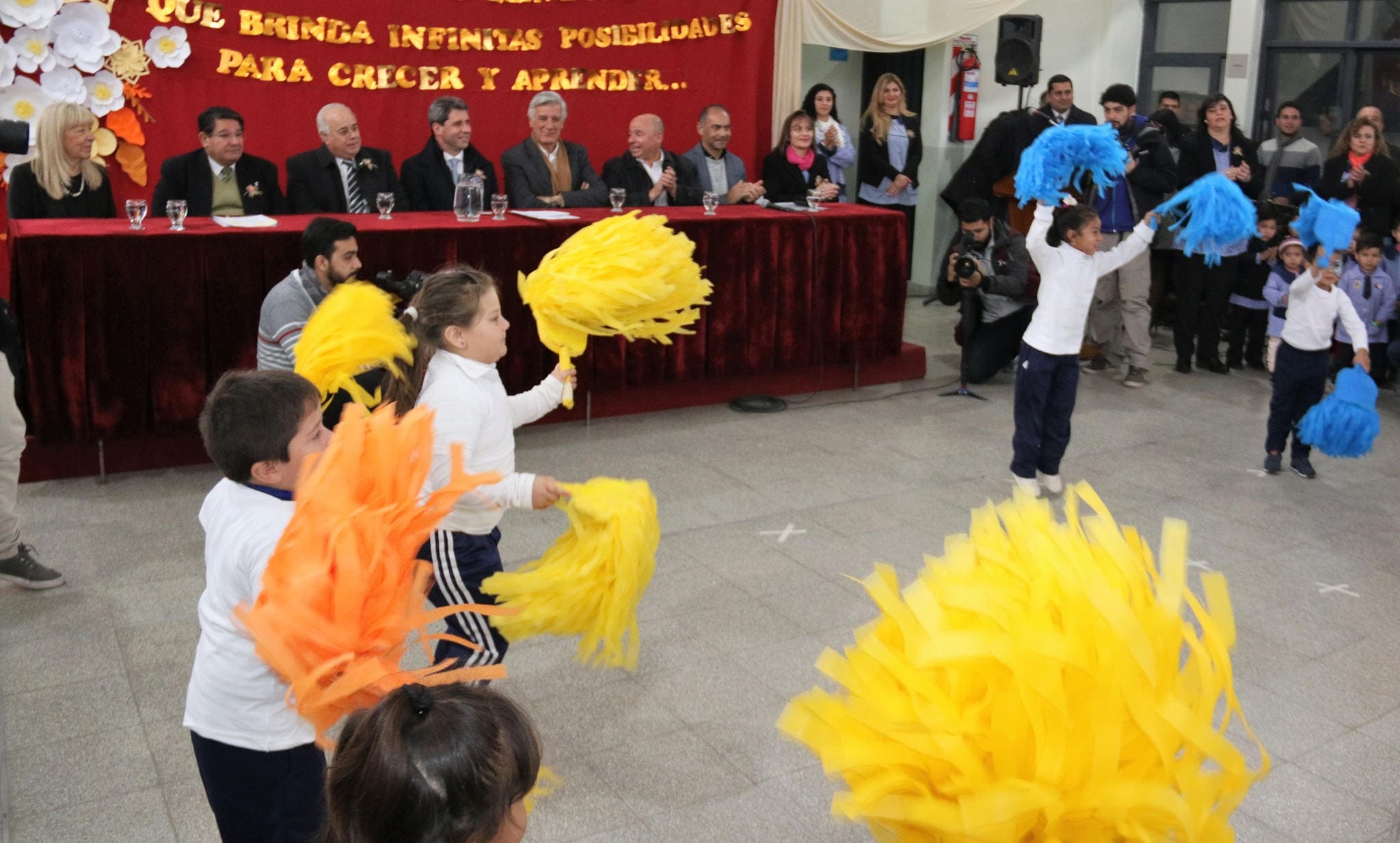 El vicegobernador Marcelo Lima en la inauguración del nuevo edificio de la escuela de nivel Inicial ENI Nº 39  “Hebe San Martin de Duprat” . 