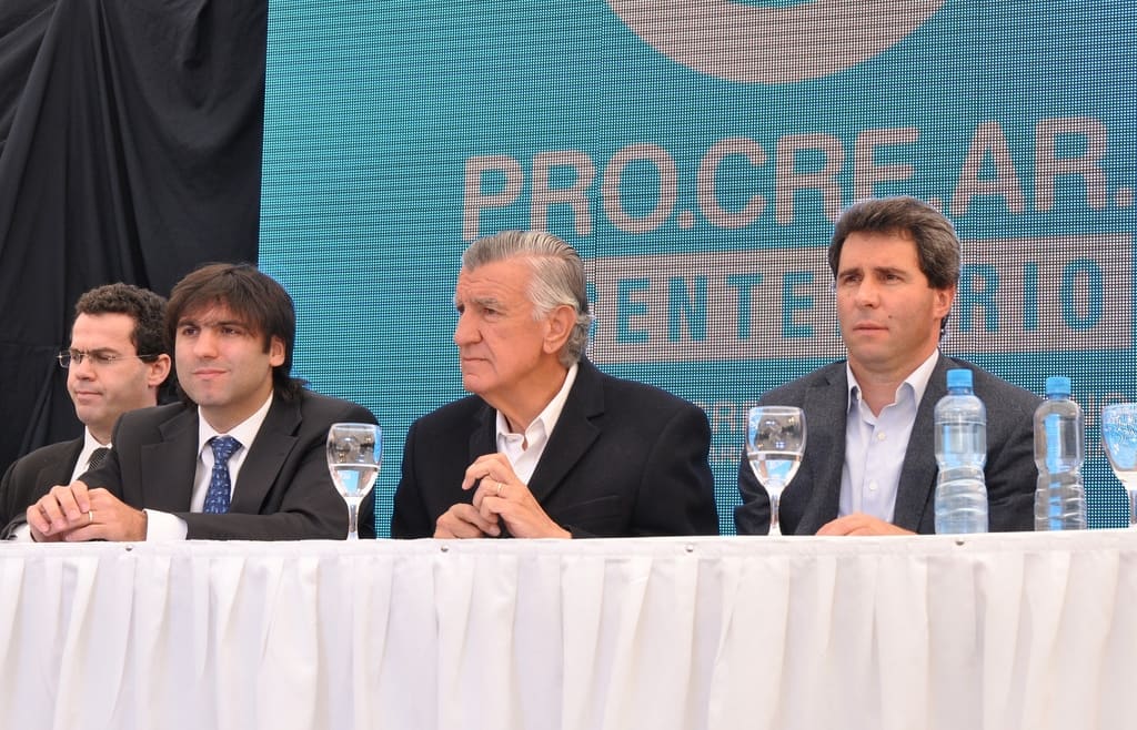 El Dr. Sergio Uñac participó de la entrega de certificados por el Programa PROCREAR, acompañando al gobernador José Luis Gioja y al titular de ANSES Diego Bossio.