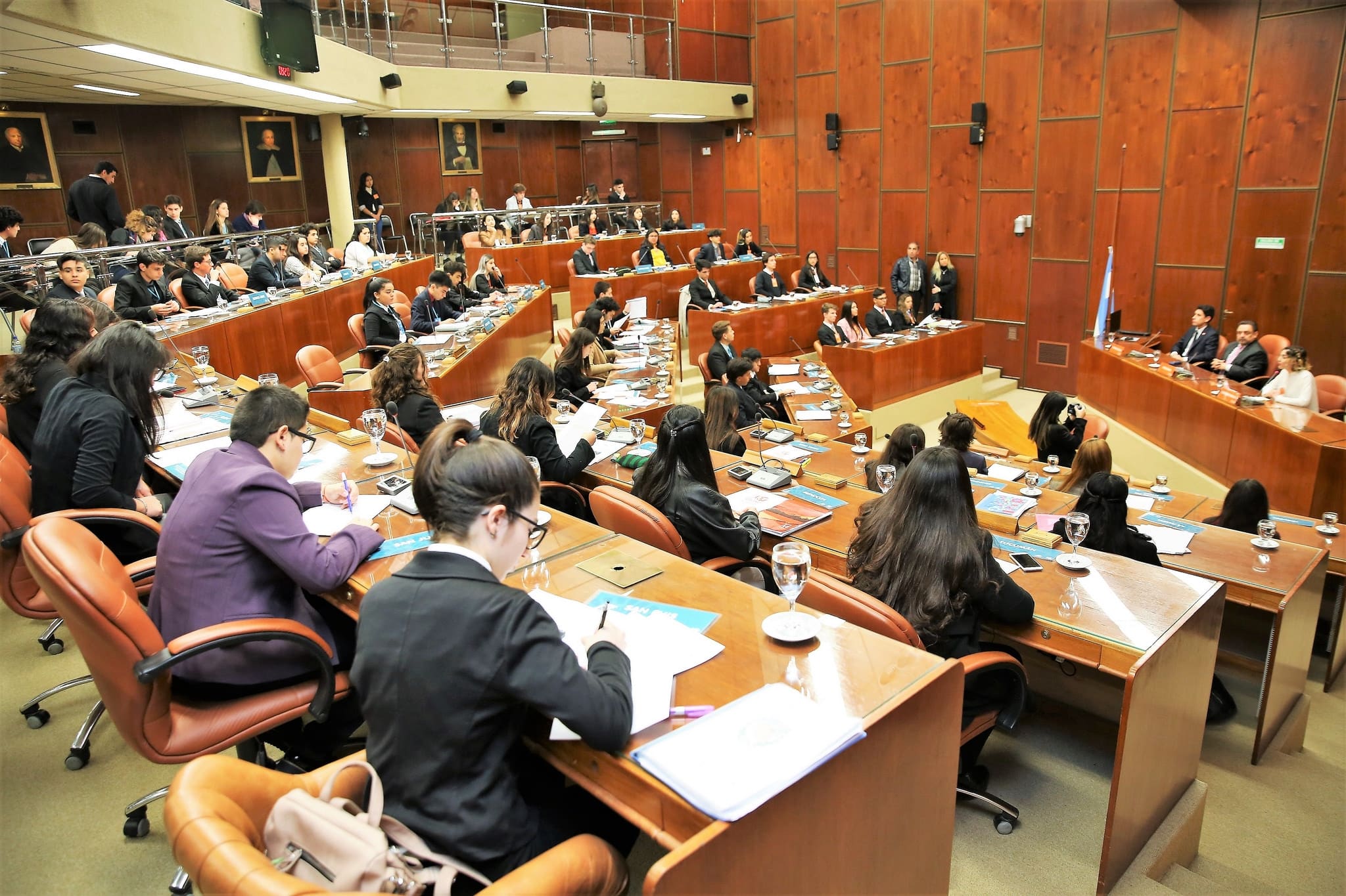 Sesionó el IX Modelo de la Cámara de Senadores de OAJNU- 2018.