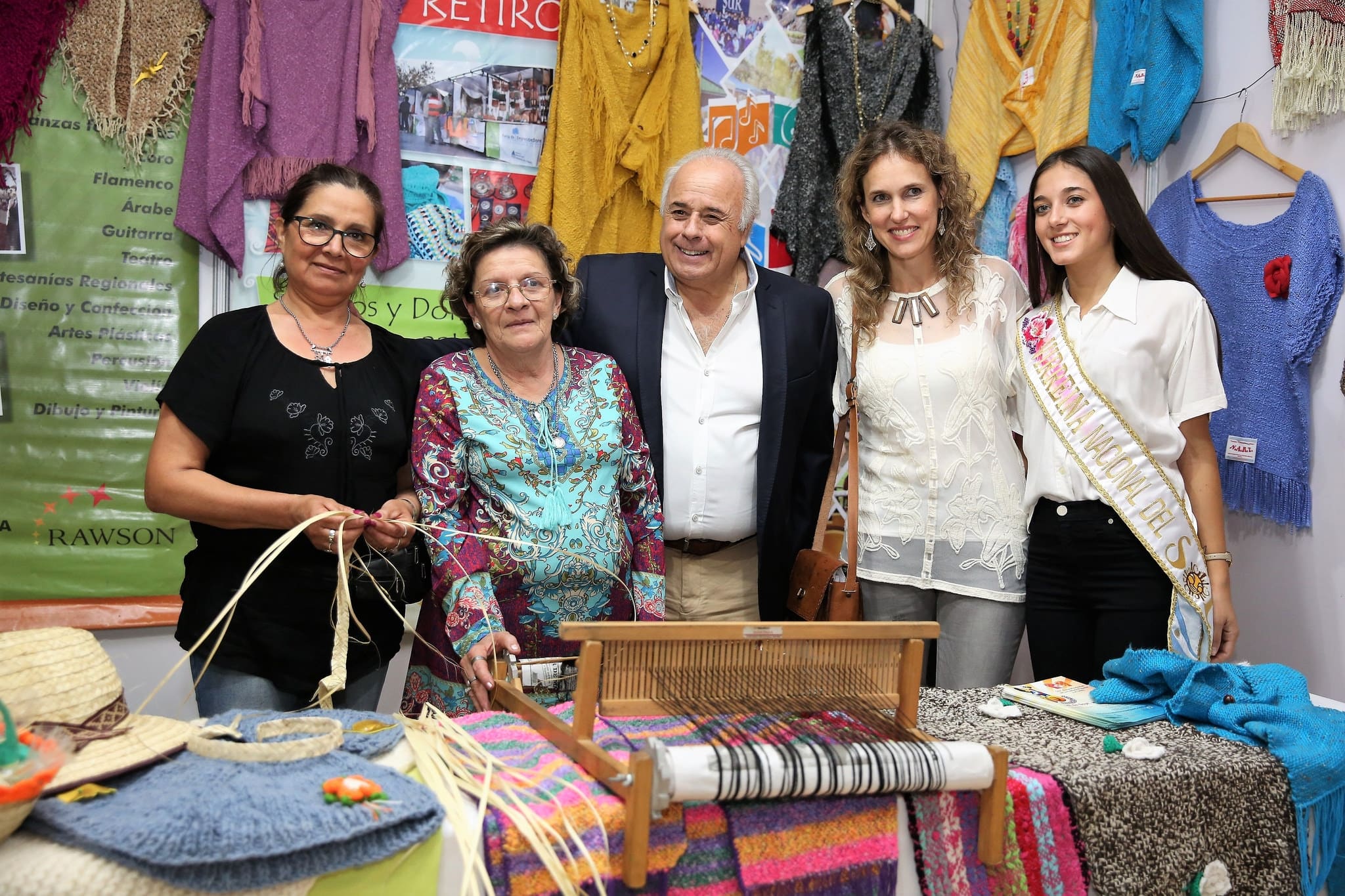 El vicegobernador MArcelo Lima en la apertura de la Feria Internacional de las Artesanías. 