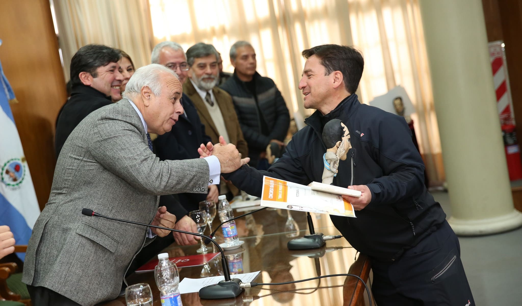 El vicegobernador Marcelo Lima en la entrega de premios del concurso de Obras de Periodistas Sanjuaninos. 