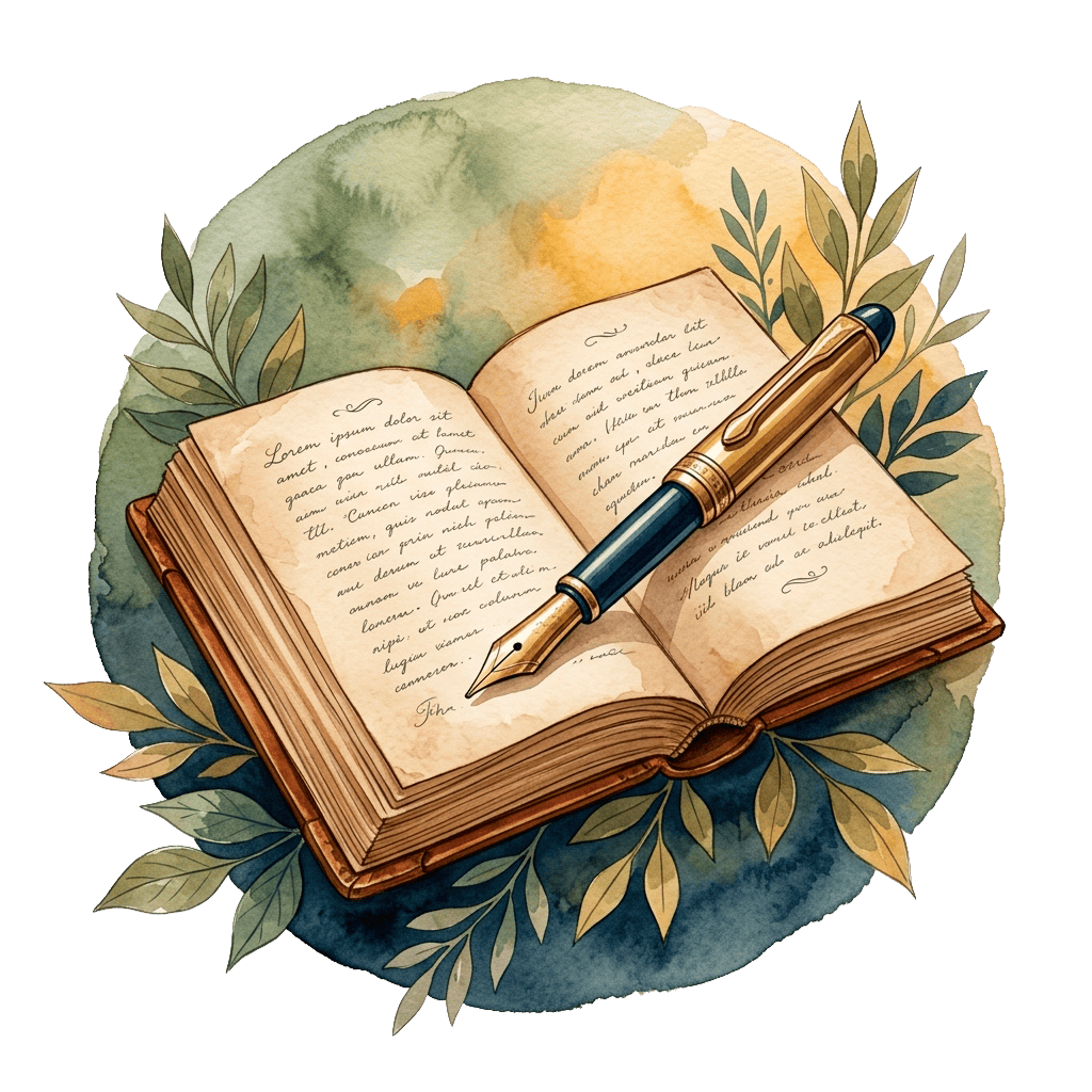 Ilustración Escritores Mayores